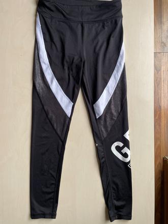 Leginy s pruhy a nápisem, vel asi 146/152 asi i xs, 146