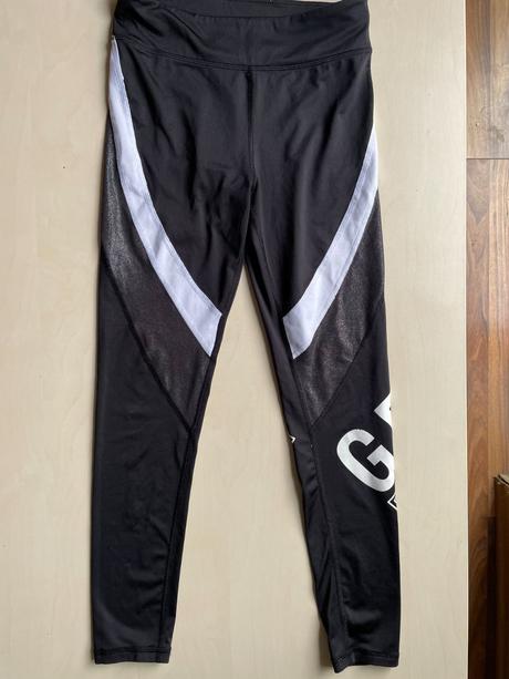 Leginy s pruhy a nápisem, vel asi 146/152 asi i xs, 146