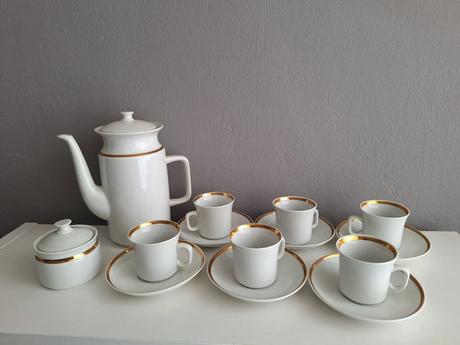 Porcelánová sada na kávu, 