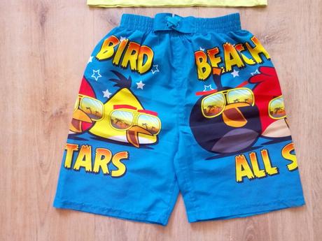 Komplet angry birds - tričko + kraťasy vel 128, 128