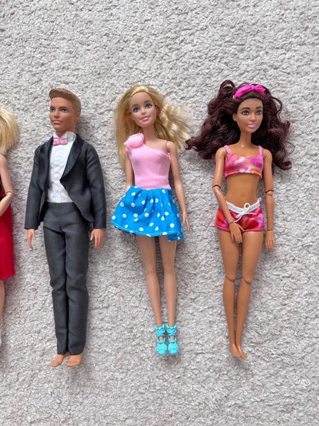 Panenky barbie, 5 kusů, ken, 