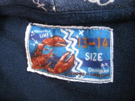 Chlapecká bavlněná mikina s kapucí desigual, desigual,164