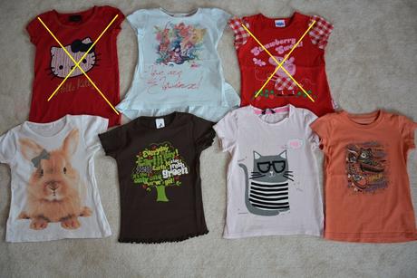 Trička 4-5 let - winx, zajíček, kočka, george,110