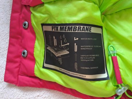 Lyžařská bunda alpine pro 128/134 ptx membrána, alpine pro,128