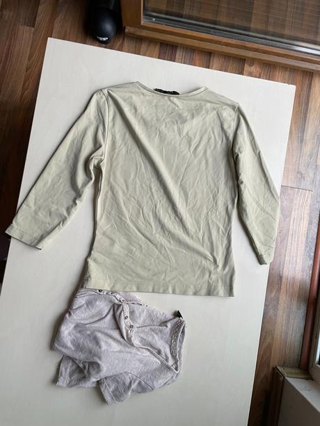 Topy 2 ks béžové, vel xs, janina a zero, xs