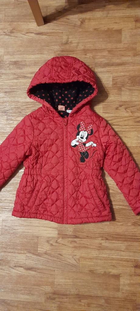 Přechodový kabátek minnie, vel. 5-6 let, disney,116