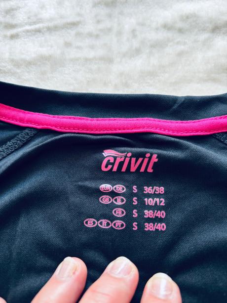 K7/ triko sportovní černé - v.s dámské, crivit,s