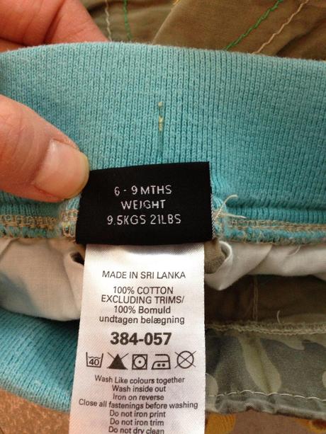 Maskáčový vzor kalhoty next 6-9měs, 9,5 kg unisex, next,74