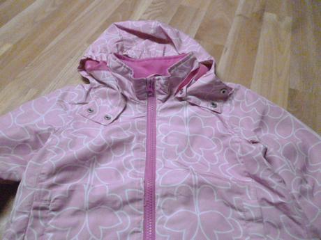 Šustáková kytkatá bunda lindex vel. 3-4, lindex,104