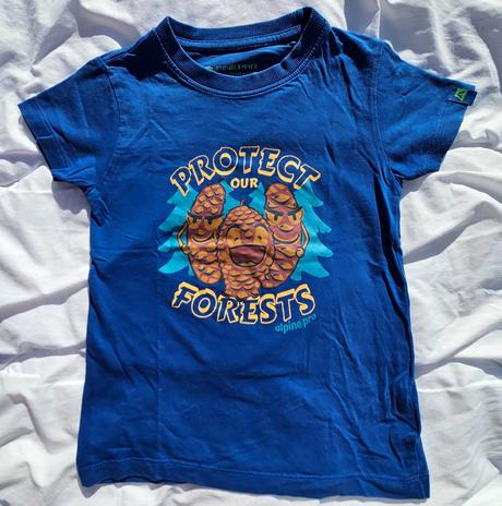 G513	chlapecké triko kr. rukáv forests v. 116-122, alpine pro,116