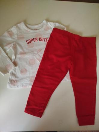 Tričko a tepláky vel.74, f&f,74