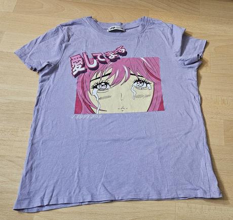 Tričko s kr. rukávem fialové i love you fb sister, fishbone,xs