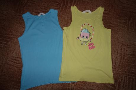 Dívčí tílka hm vel. 134-140, h&m,134