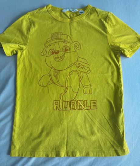 Tričko tlapková patrola, h&m,134