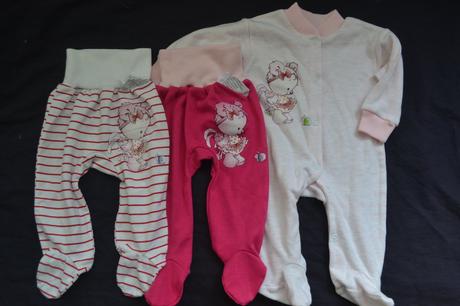 Dívčí kojenecký overal,2x polodupačky,v.56, 56