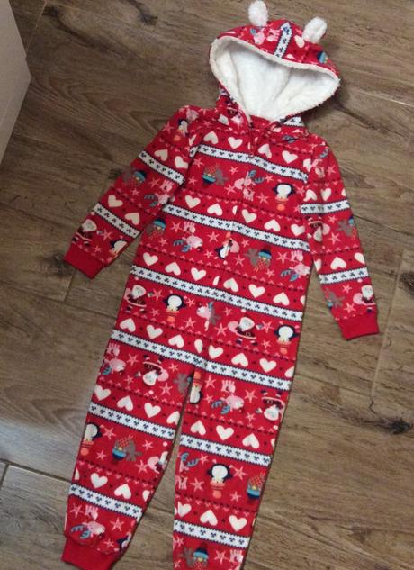 Jemný heboučký vánoční overal, 116