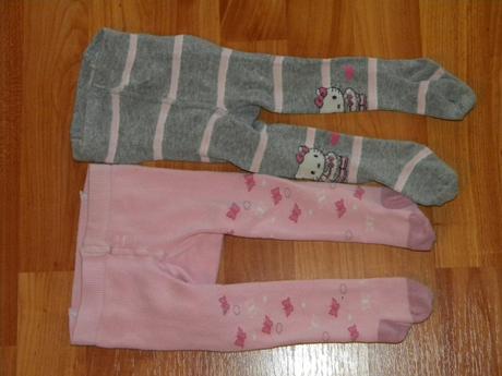 Punčocháče pro holku vel.62/68- 2 ks, sanrio,62