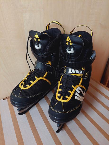 Brusle na led k2 raider, vel. 32-37 (posuvné), 32