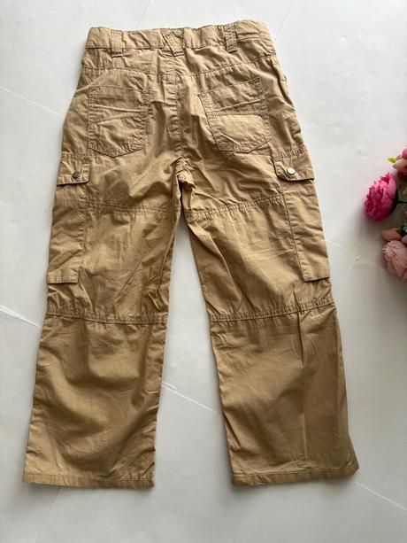 Kalhoty letní kapsačové - v.5/6 let, 116