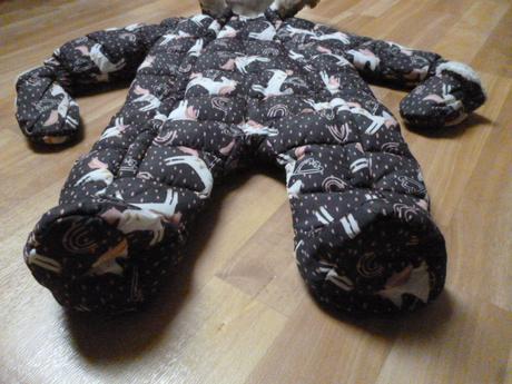 Zimní kombinéza jednorožec vel. 3-6 m, 68