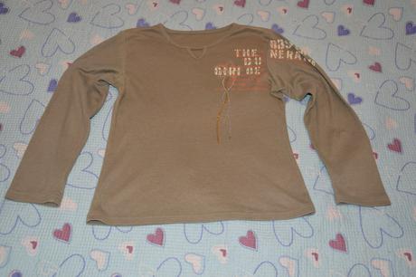 Elastické triko s kamínky, 140