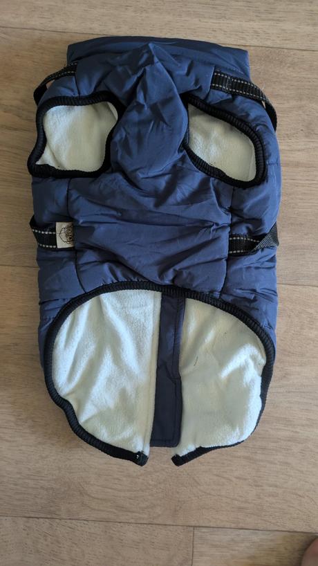 Ka763 nepromokavá psí bunda, délka zad 40 cm,