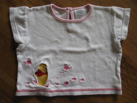 Tričko s medvídkem pů, disney,74