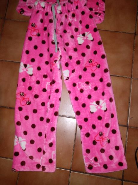 Dvoudílné dívčí pyžamo mašličky, puntíky vel. 110, 110