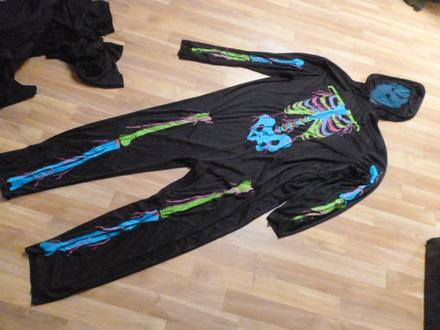 Karneval dospělý kostlivec vel. l helloween, 