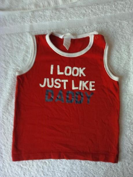 Tílko s nápisem, h&m,86