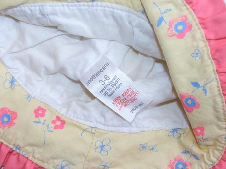 C73 dívčí klobouk vel. 68, mothercare,68