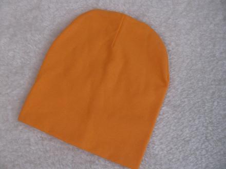 Oranžová dvojitá čepice, 98