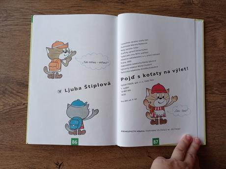 Kniha - pojď s koťaty na výlet,