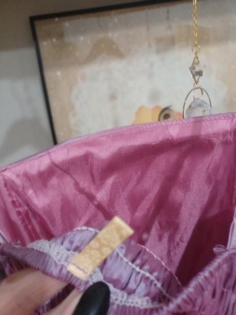 Růžové - lila sváteční příležitostní šaty s/m, s