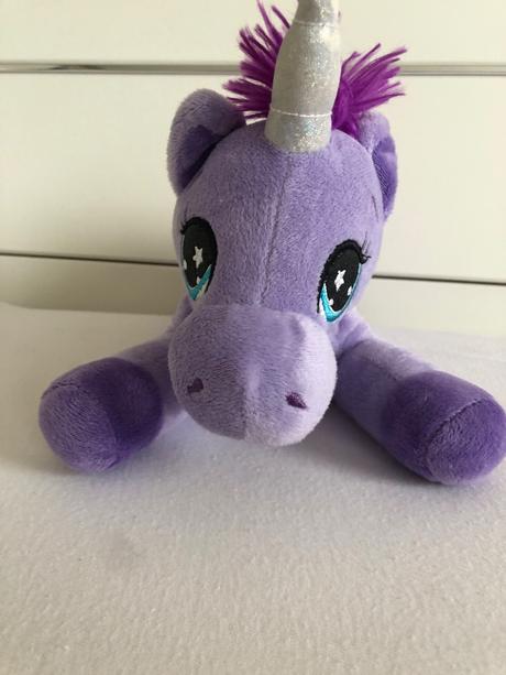 Plysovy jednorozci ruzovy a fialovy,