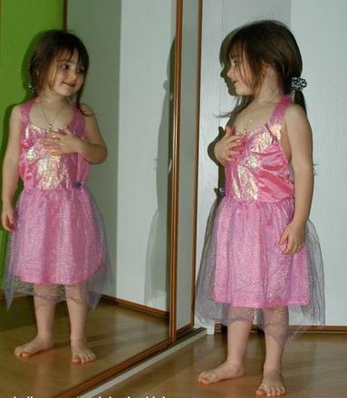 Karnevalový kostým šaty růžová duhová víla,