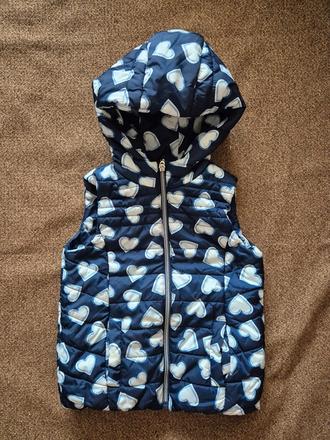 Zateplená vesta s kapucou bw kids vel. 116, 116