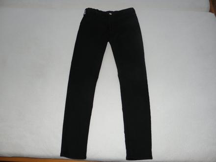 Dívčí černé rifle / džíny zn. h&m vel.146, h&m,146