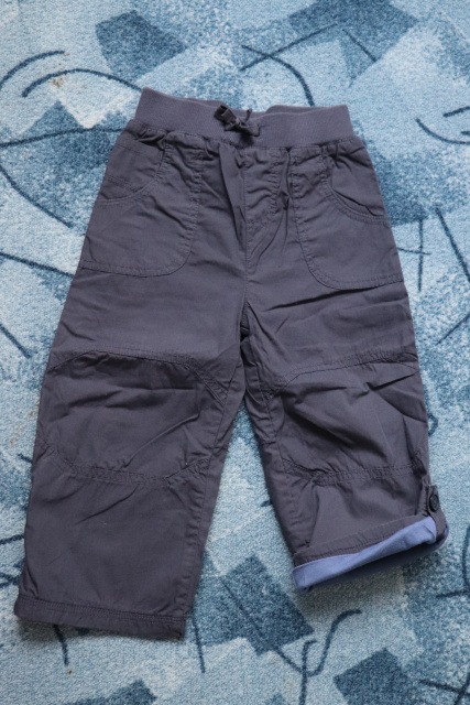 Plátěné rolovací kalhoty s bavlněnou podšívkou, cherokee,98