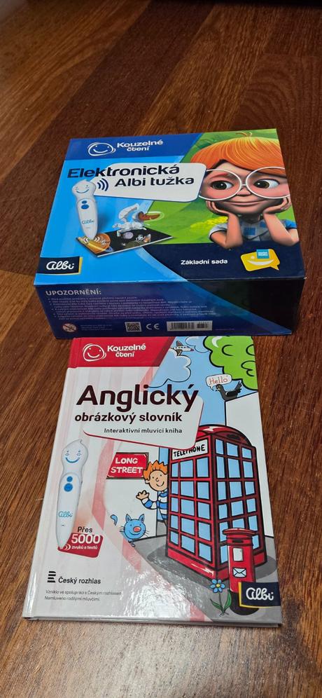 Albi tužka + anglický obrázkový slovník, 