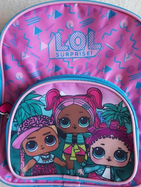 Dětský batoh, batůžek, s motivem panenek lol, 