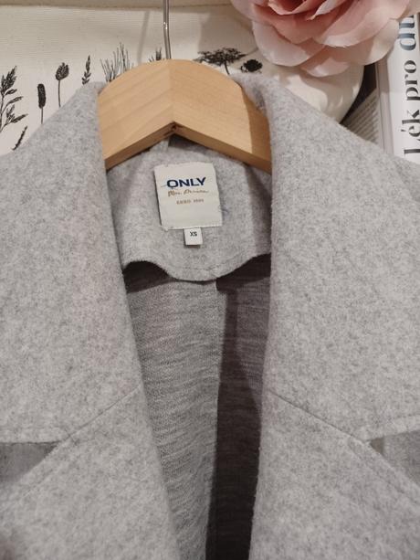 Dlouhý kabát only, kabátek only, only,xs