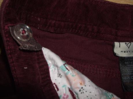 Elastická kordová suknička next, next,104