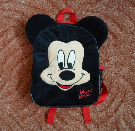 Černý batoh batůžek mickey mouse, disney