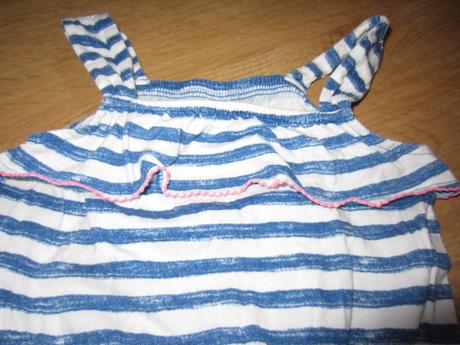 Veselý letní pruhovaný overálek, oshkosh,116