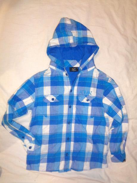 Krásná káro tyrkysovomodrá košile, animal,152