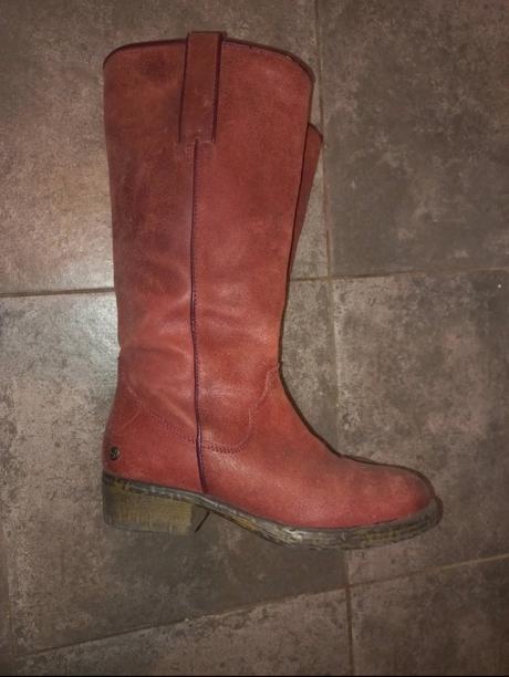 Celokožené kozačky vel. 36, 36