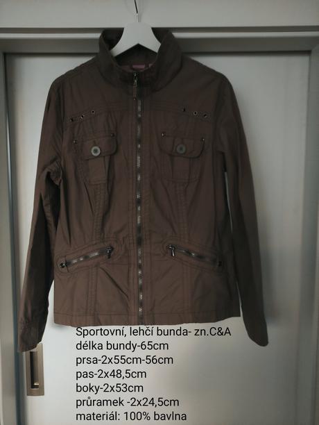 Sportovní bunda - vel 40-42,zn c&a, c&a,l