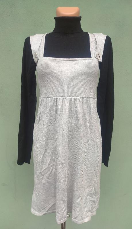 Svetrové šaty rosebud - vel.m, m