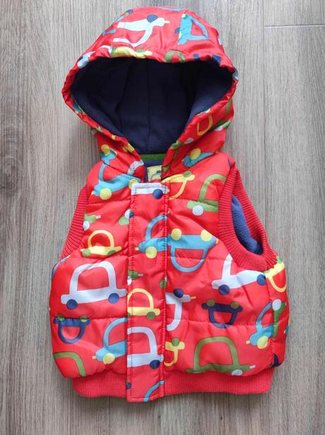 Chlapecká autíčková vesta vel. 62/68, tu,68